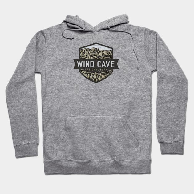 Wind Cave National Park US Hoodie by Perspektiva